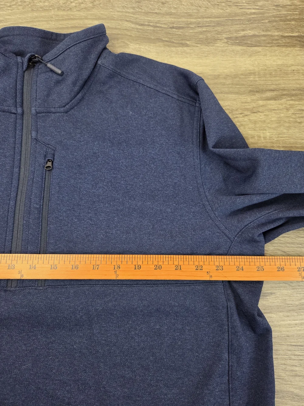 The North Face 1/4 Zip Pullover Sweatshirt Men's 2XL Blue Fleece Long Sleeve